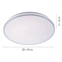 LED-Deckenleuchte Isabell, Ø 49 cm