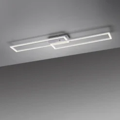 LED-Deckenleuchte Iven, stahl, dim, 101,6x19,8cm
