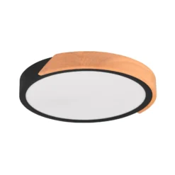 LED-Deckenleuchte Jano, Ø 31,5 cm, 3.000K, schwarz