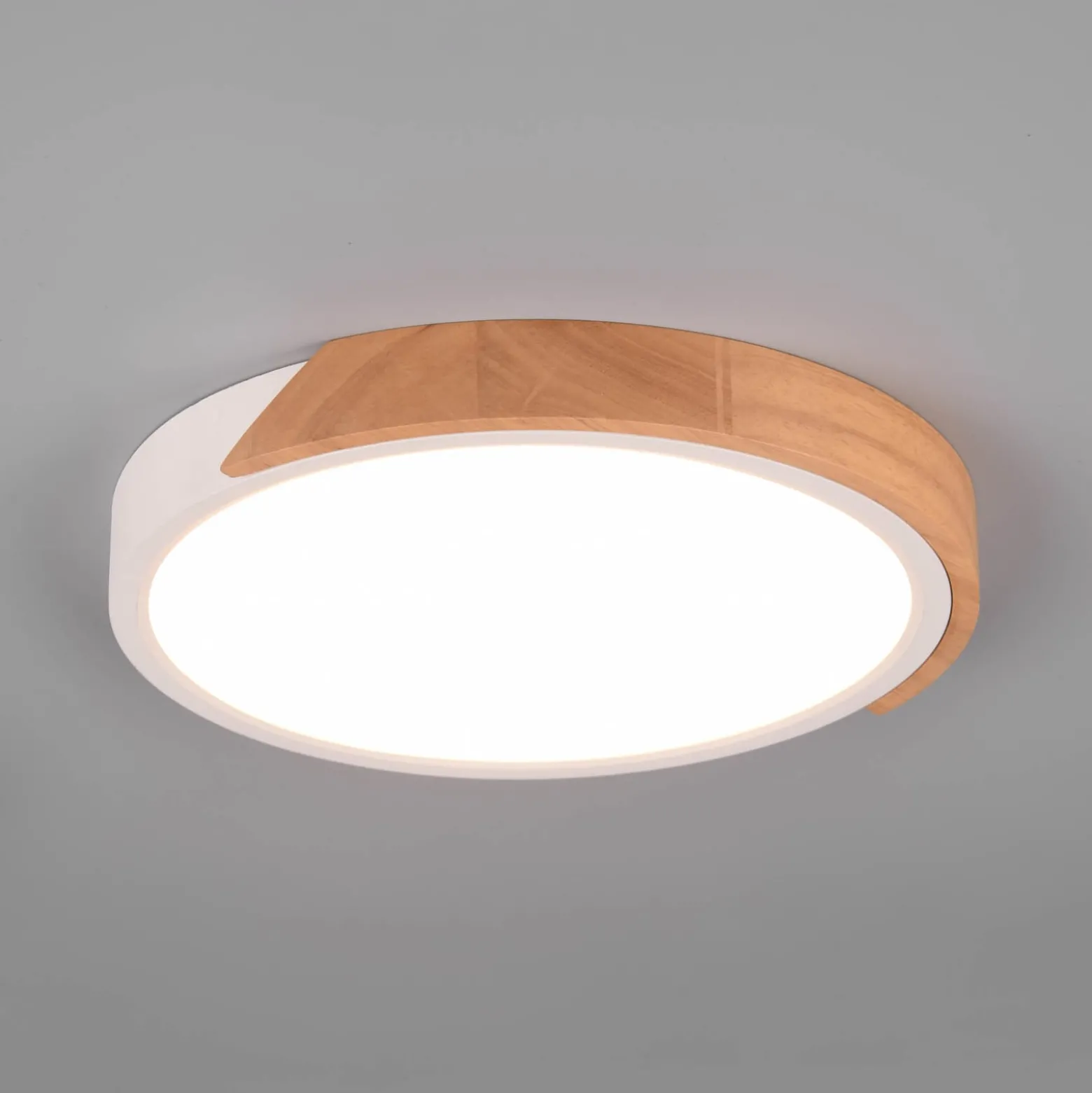 LED-Deckenleuchte Jano, Ø 31,5 cm, 3.000K, weiß