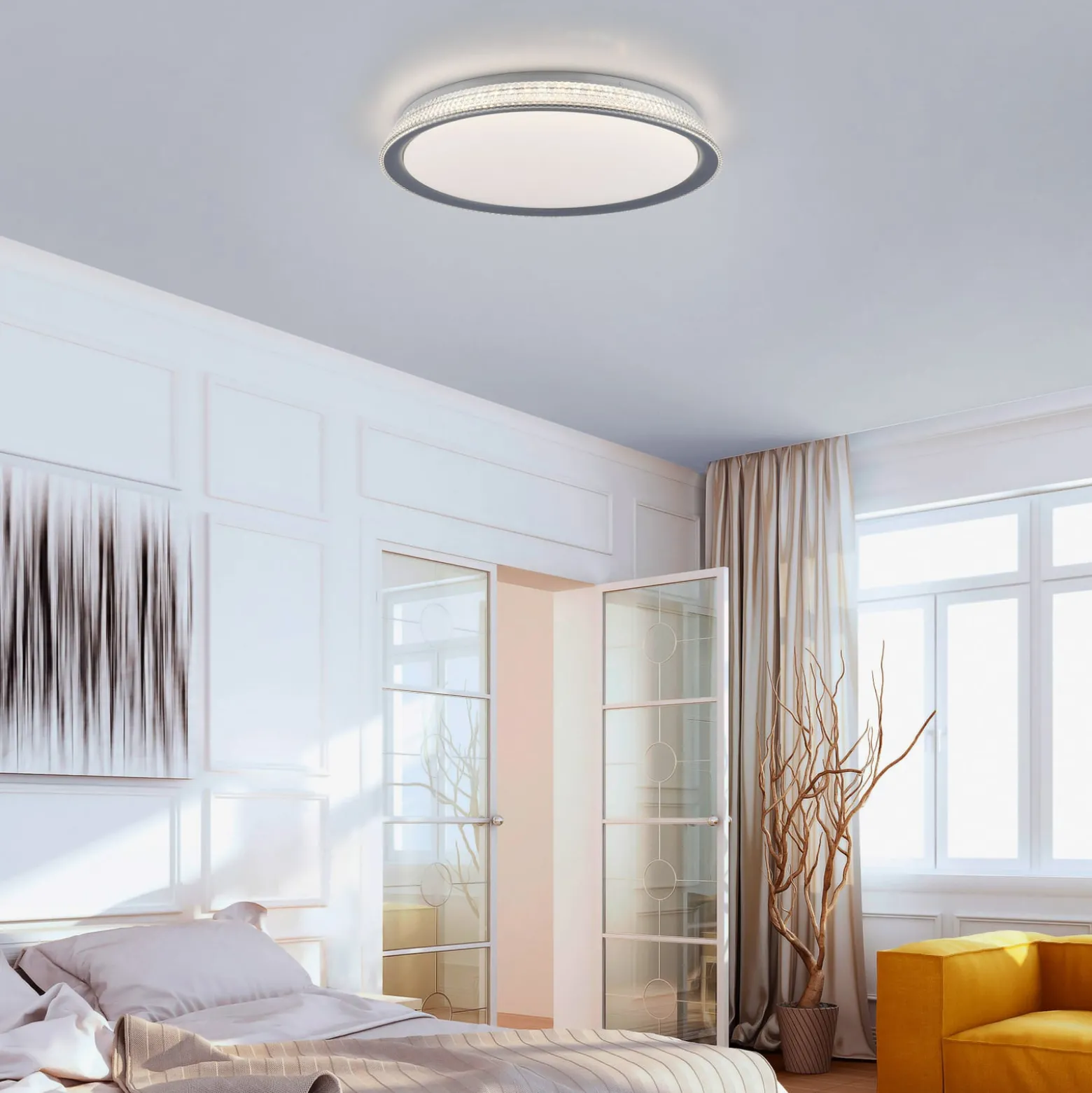 LED-Deckenleuchte Kari, dimmbar Switchmo, Ø 51cm