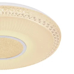 LED-Deckenleuchte Klemens, rund, dimmbar, RGBW