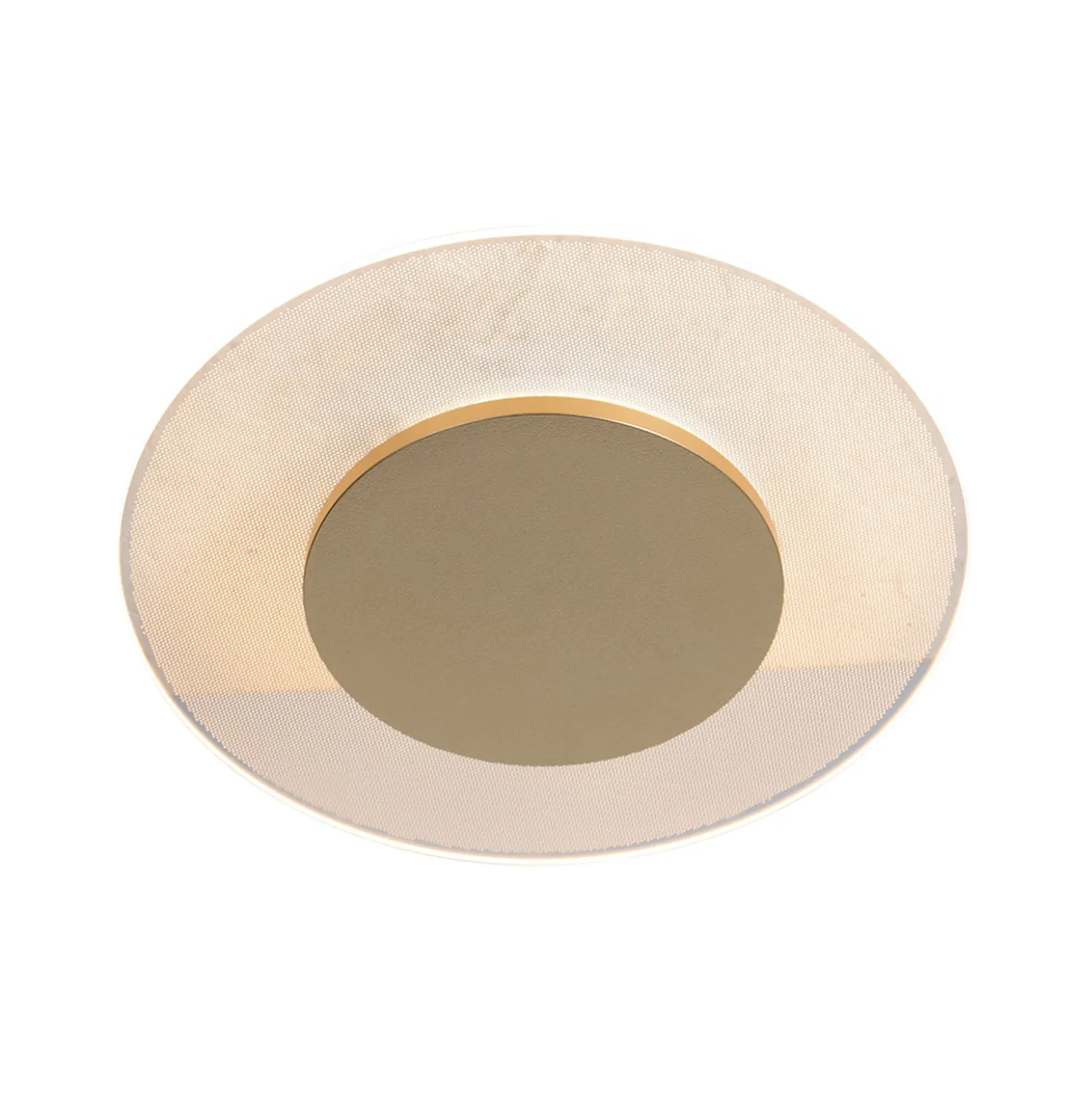 LED-Deckenleuchte Lido, goldfarben, Ø 28 cm