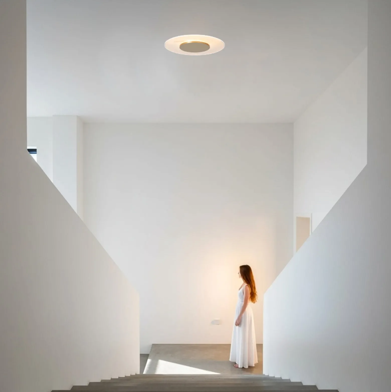 LED-Deckenleuchte Lido, goldfarben, Ø 42 cm
