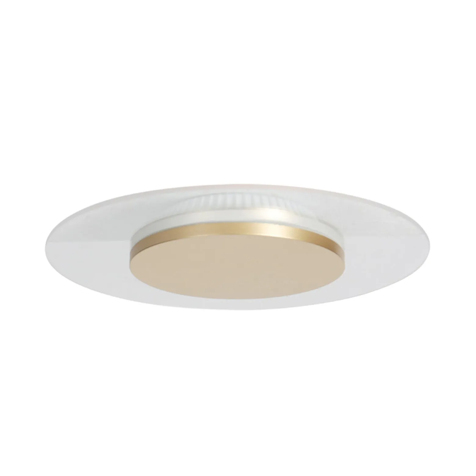 LED-Deckenleuchte Lido, goldfarben, Ø 42 cm