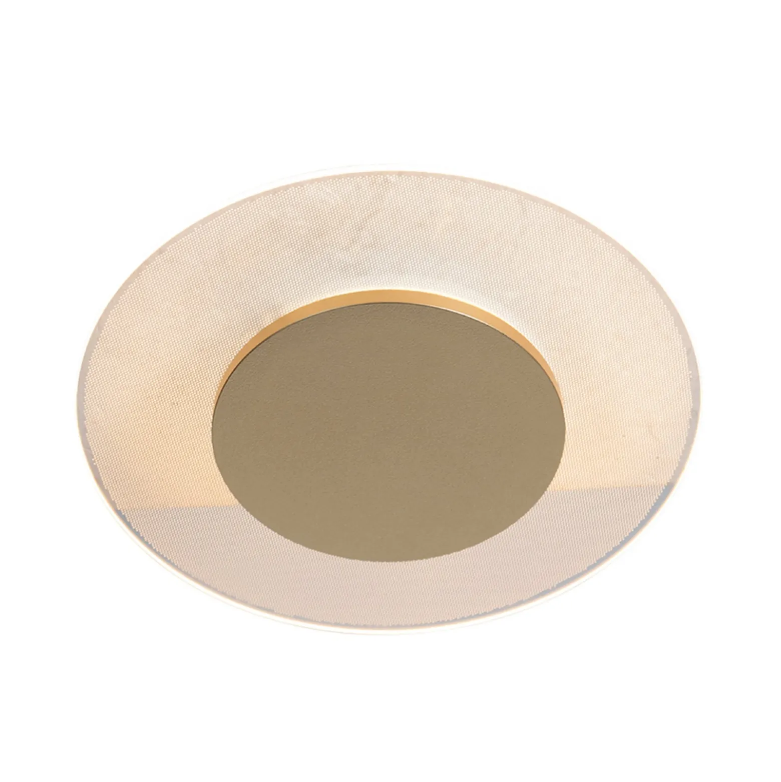 LED-Deckenleuchte Lido, goldfarben, Ø 42 cm