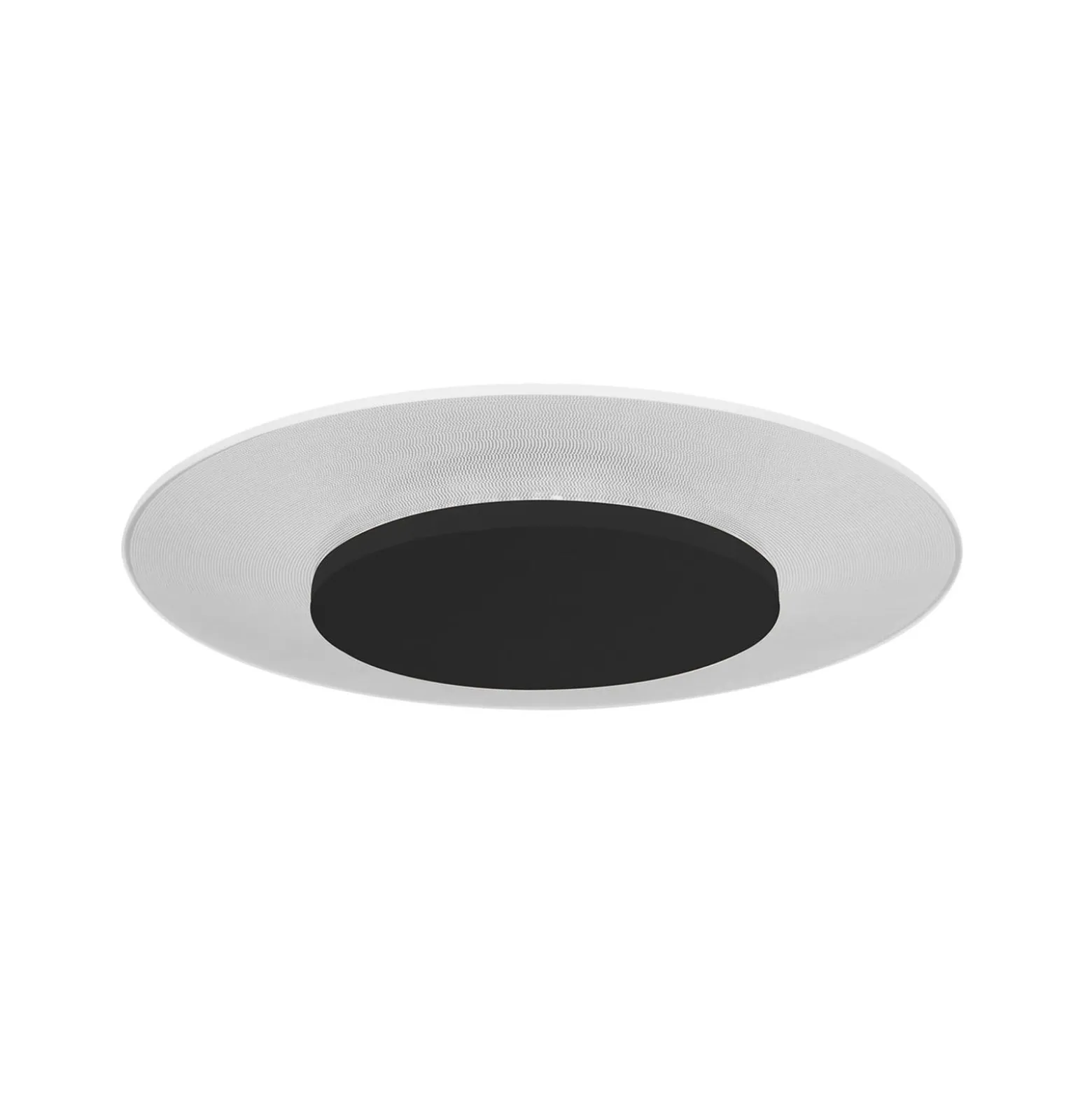 LED-Deckenleuchte Lido, schwarz, Ø 42cm