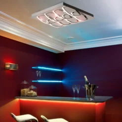 LED-Deckenleuchte Manchester 8-flammig