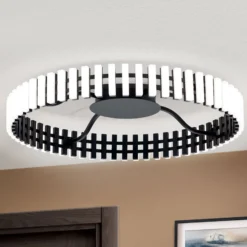 LED-Deckenleuchte Mansion, schwarz-weiß Ø 63 cm