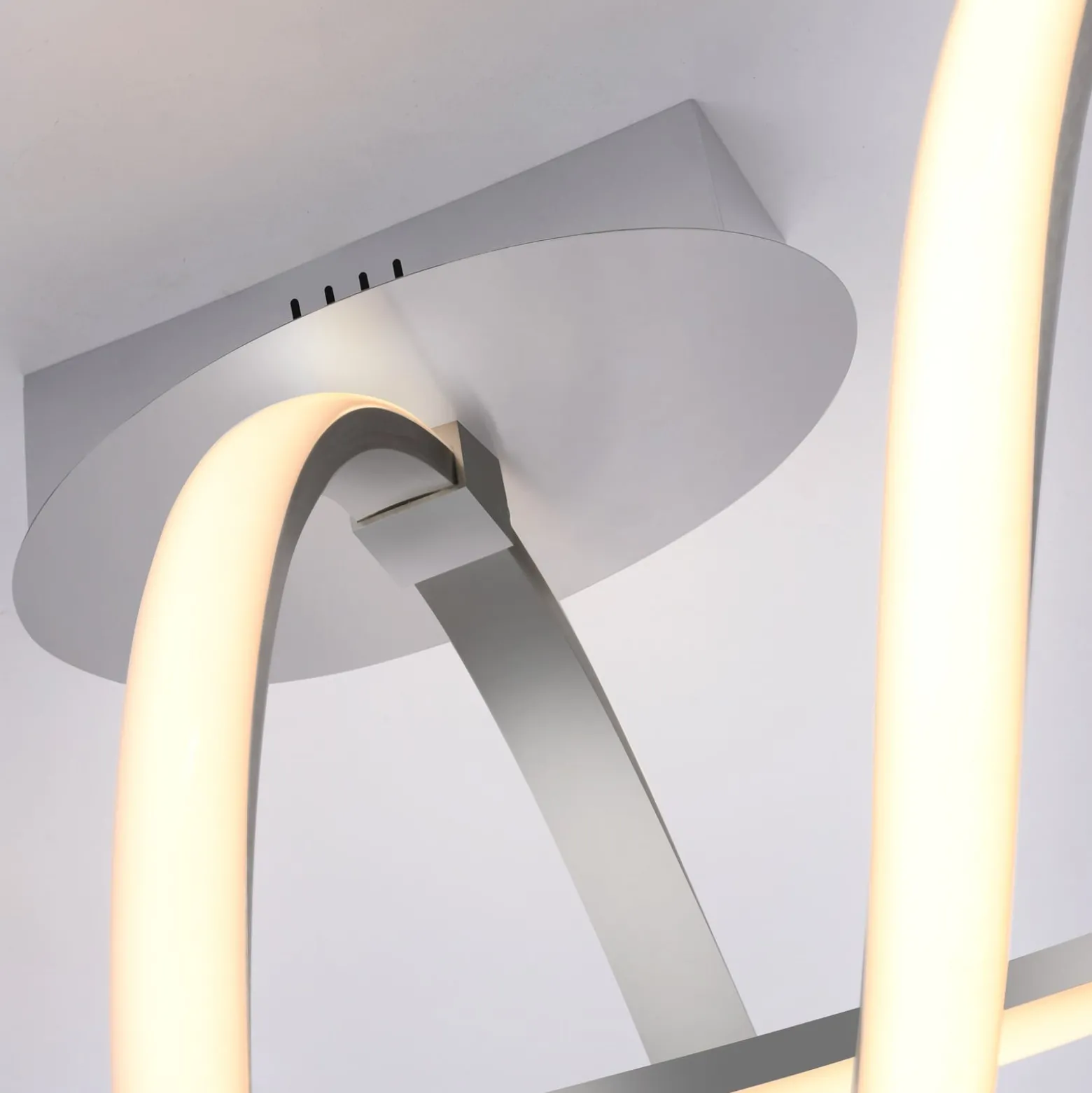 LED-Deckenleuchte Maria, dimmbar, aluminium