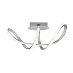 LED-Deckenleuchte Maria, dimmbar, aluminium