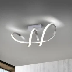 LED-Deckenleuchte Maria, dimmbar, aluminium