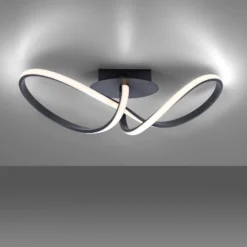 LED-Deckenleuchte Maria, dimmbar, schwarz