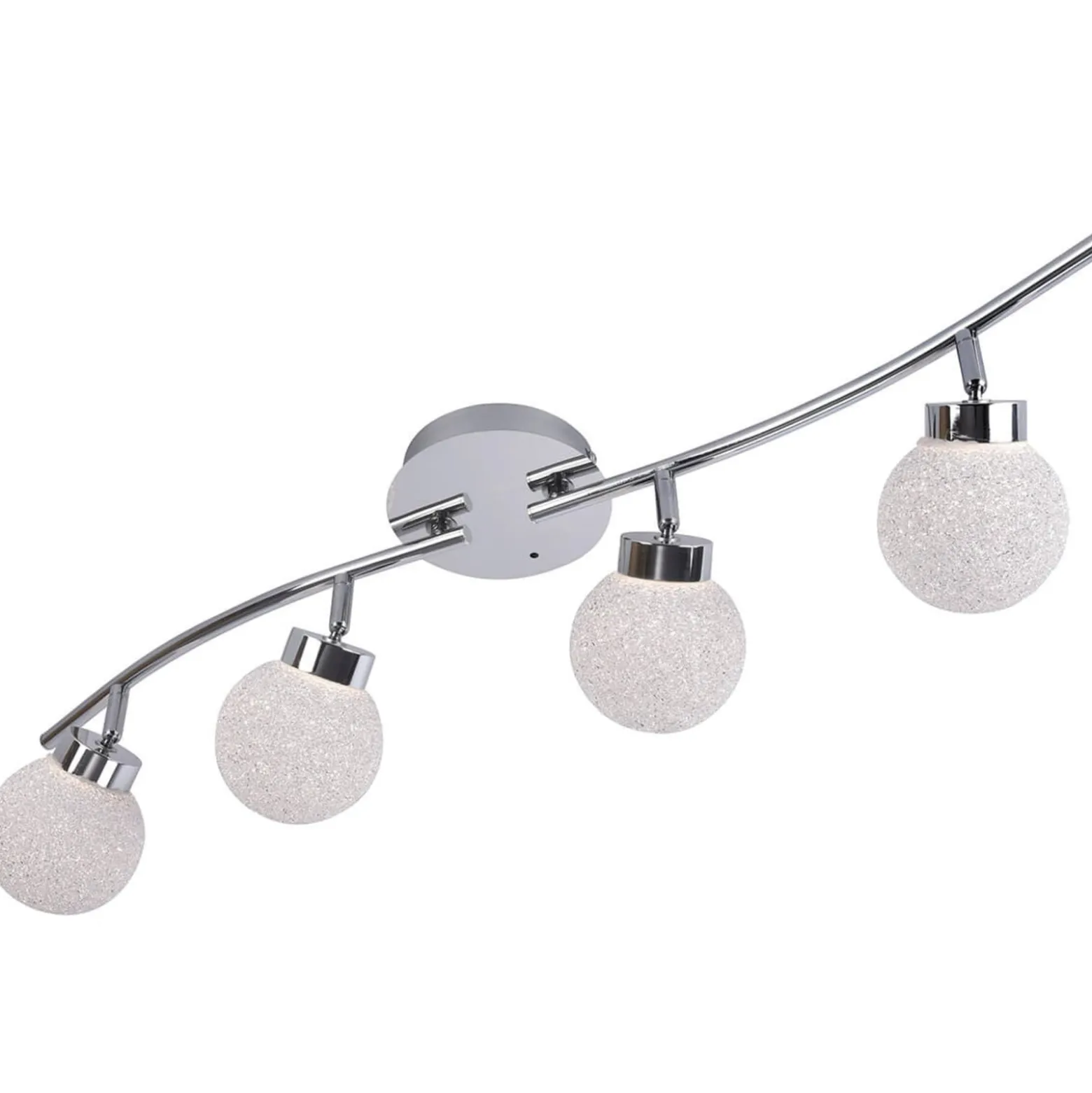 LED-Deckenleuchte Miko, 4-flammig, länglich