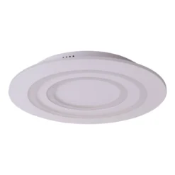 LED-Deckenleuchte Mirel, weiß, Metall Ø 50 cm RGB CCT Remote