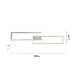LED-Deckenleuchte Paan, dimmbar, CCT, Memory