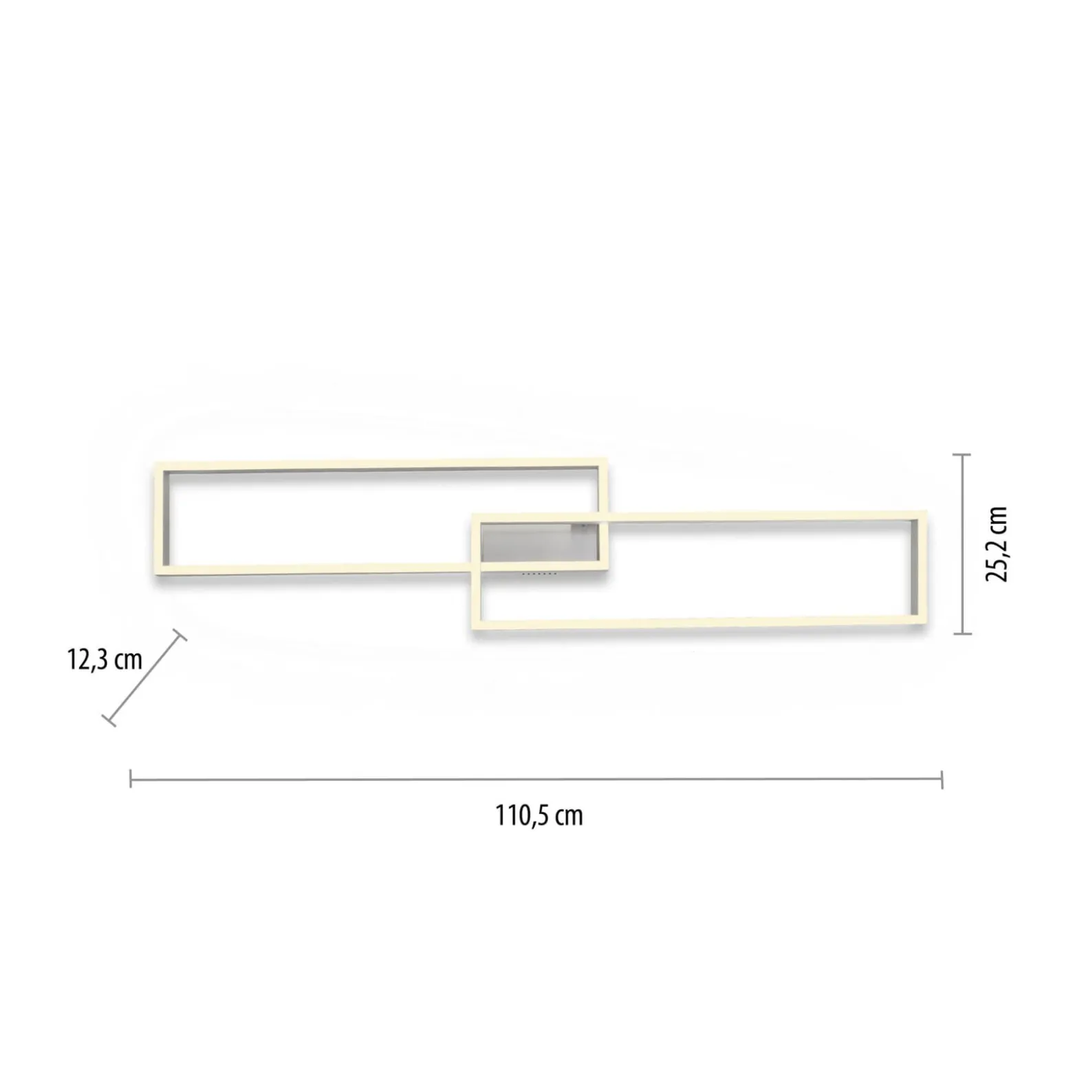 LED-Deckenleuchte Paan, dimmbar, CCT, Memory