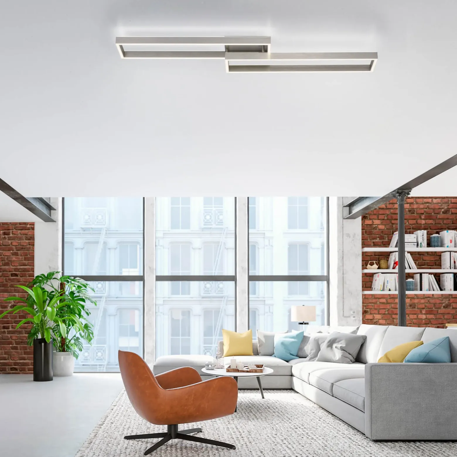 LED-Deckenleuchte Paan, dimmbar, CCT, Memory