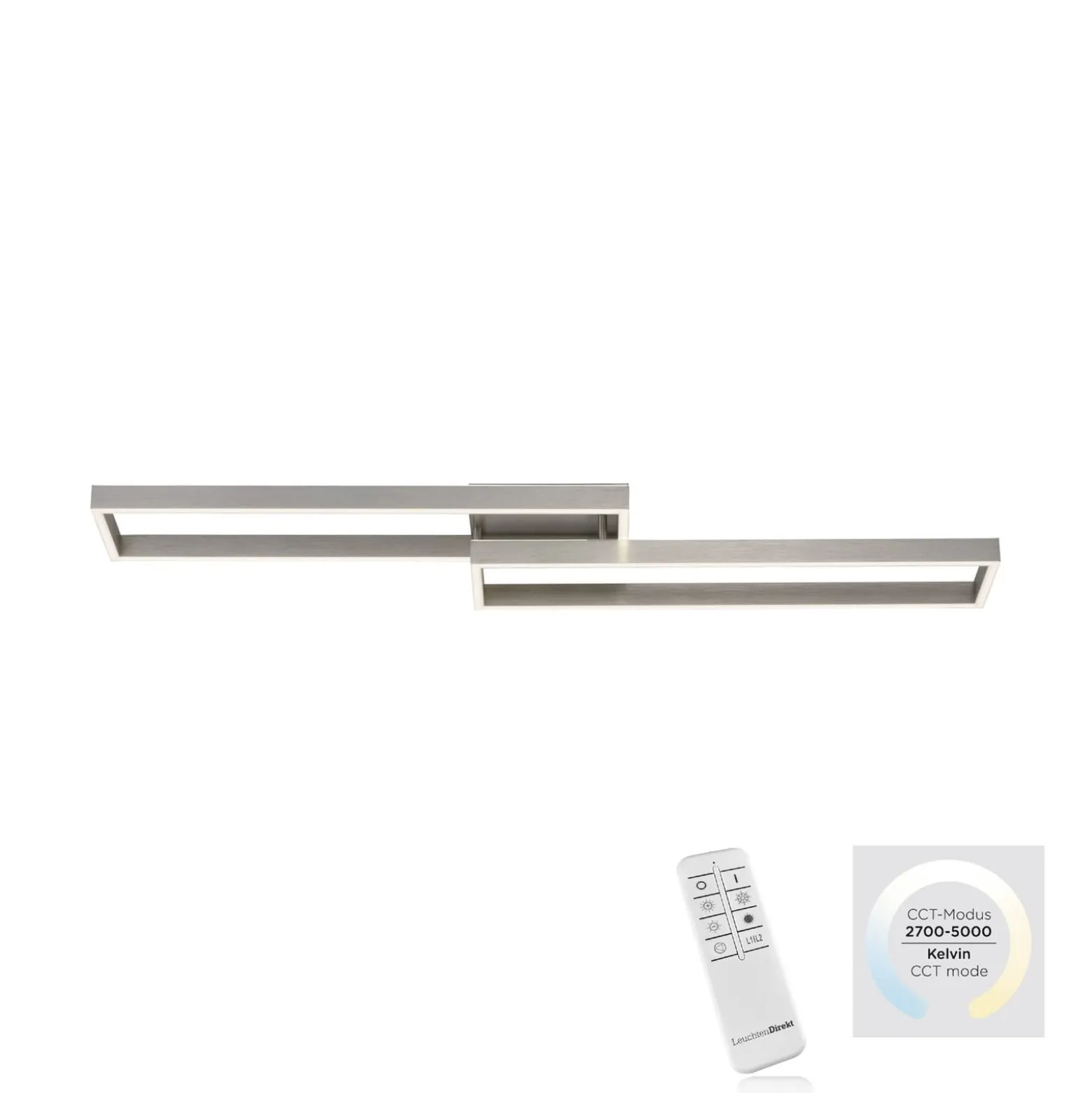 LED-Deckenleuchte Paan, dimmbar, CCT, Memory