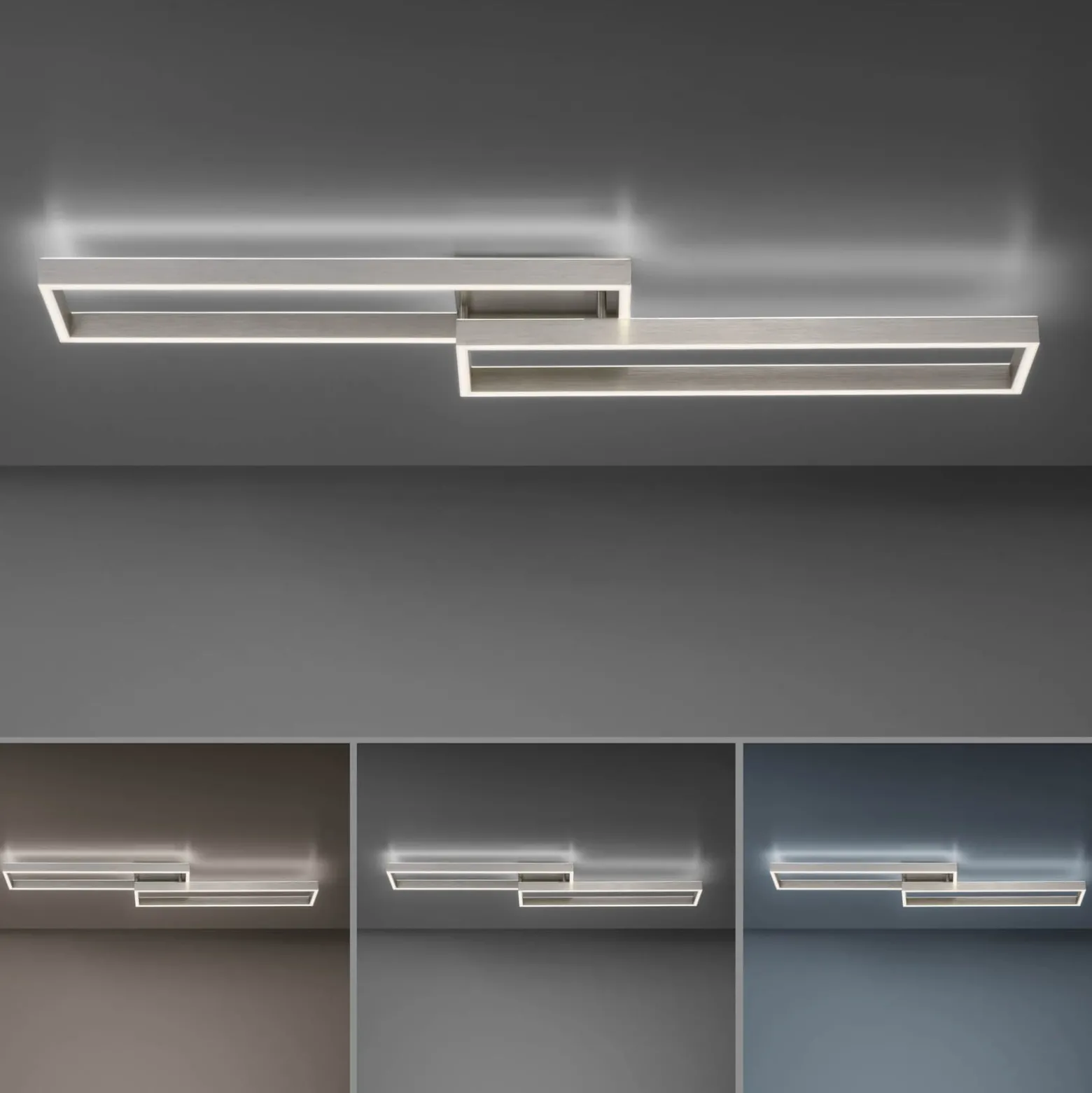LED-Deckenleuchte Paan, dimmbar, CCT, Memory