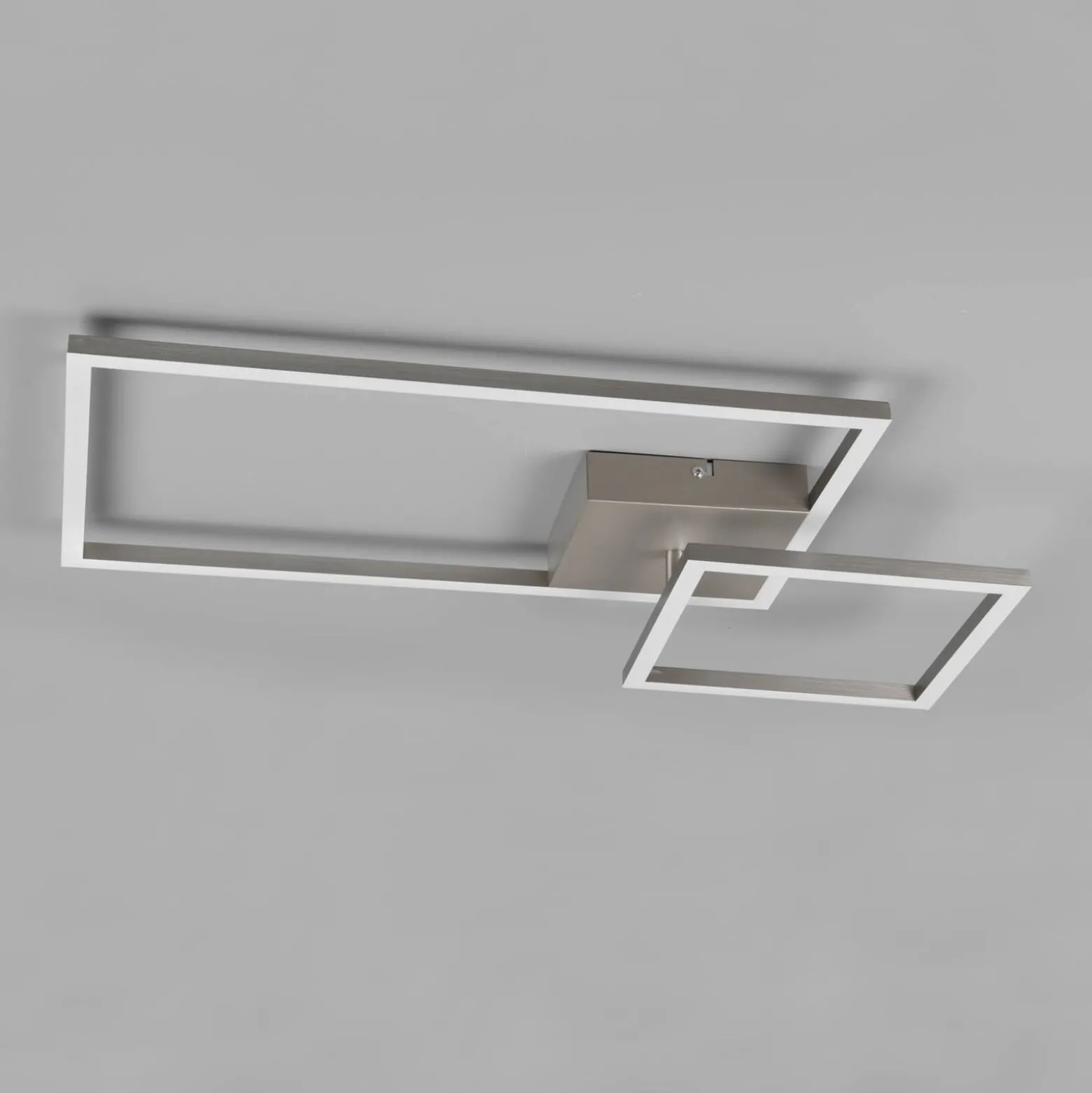 LED-Deckenleuchte Padella schwenkbar 4.000K nickel