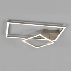LED-Deckenleuchte Padella schwenkbar 4.000K nickel
