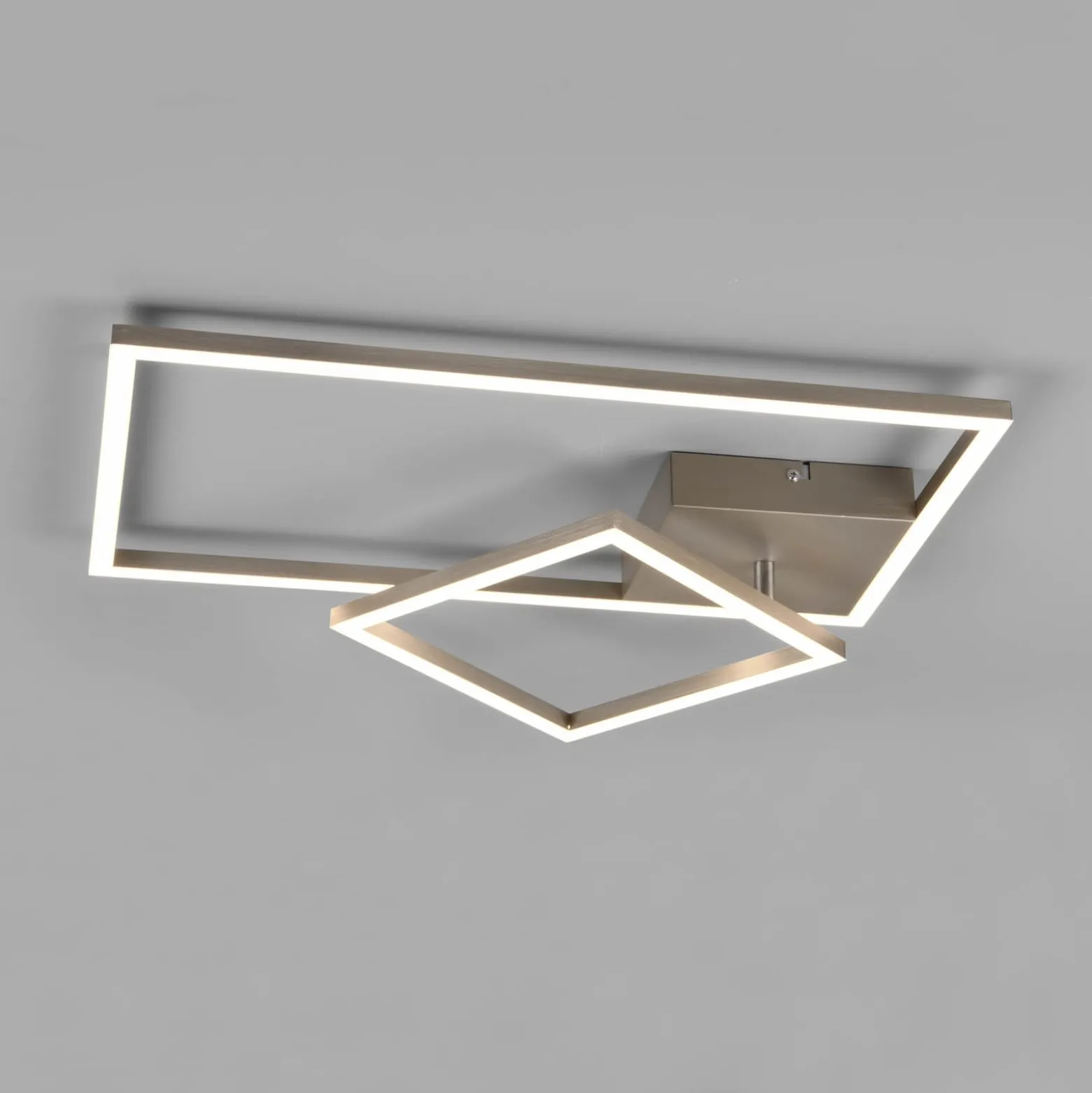 LED-Deckenleuchte Padella schwenkbar 4.000K nickel