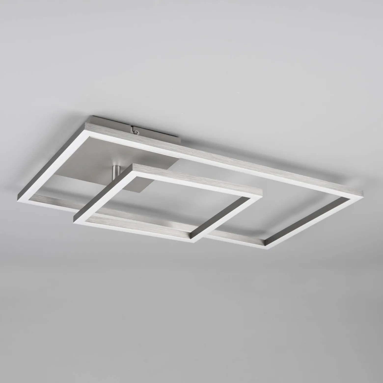 LED-Deckenleuchte Padella schwenkbar 4.000K nickel