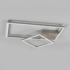 LED-Deckenleuchte Padella schwenkbar 4.000K nickel