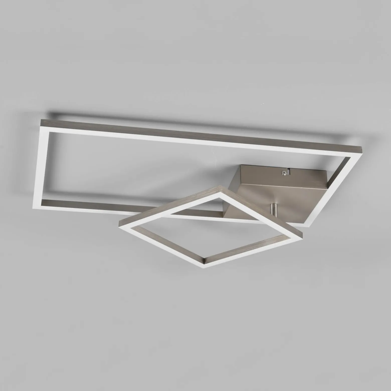 LED-Deckenleuchte Padella schwenkbar 4.000K nickel