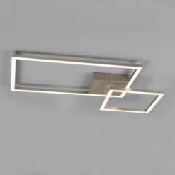LED-Deckenleuchte Padella schwenkbar 4.000K nickel