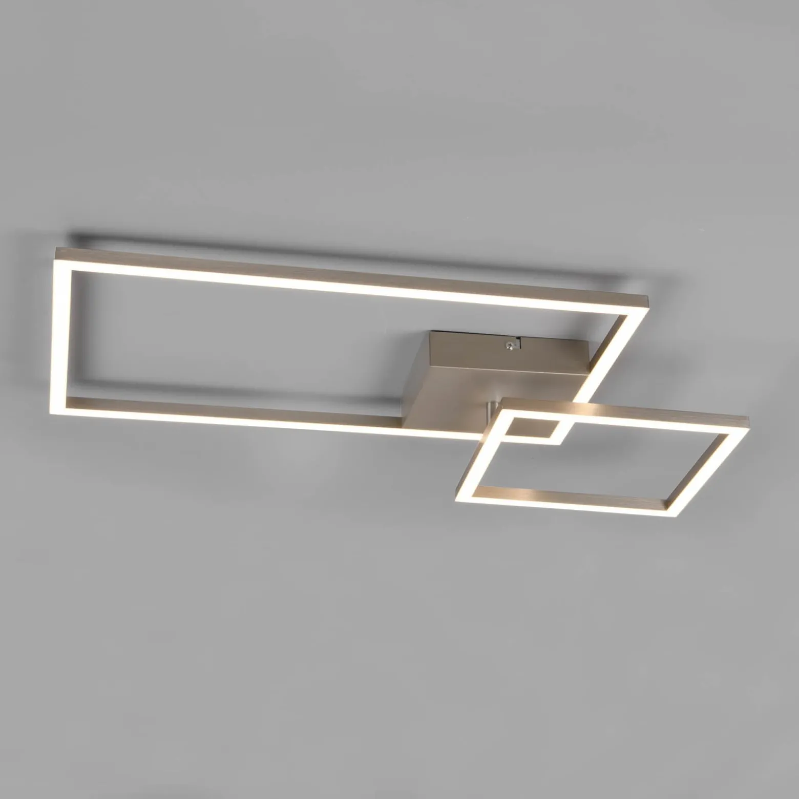 LED-Deckenleuchte Padella schwenkbar 4.000K nickel