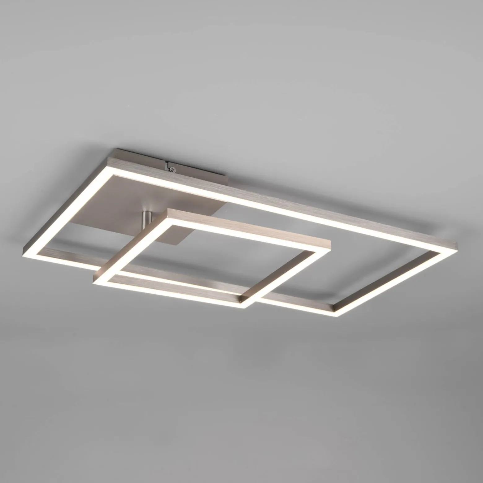 LED-Deckenleuchte Padella schwenkbar 4.000K nickel