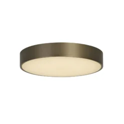 LED-Deckenleuchte Palma, bronzefarben, Ø 25 cm, Stahl/Acryl