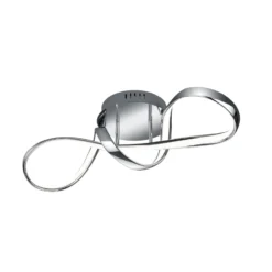 LED-Deckenleuchte Perugia mit Switch-Dimmer, chrom