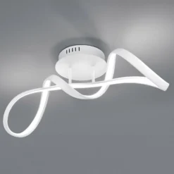 LED-Deckenleuchte Perugia mit Switch-Dimmer, weiß