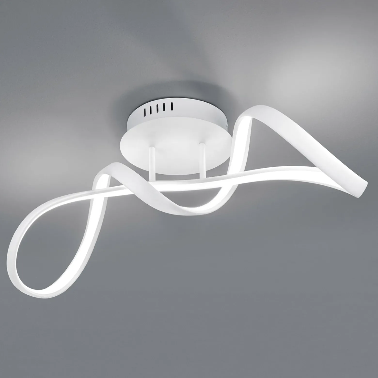 LED-Deckenleuchte Perugia mit Switch-Dimmer, weiß