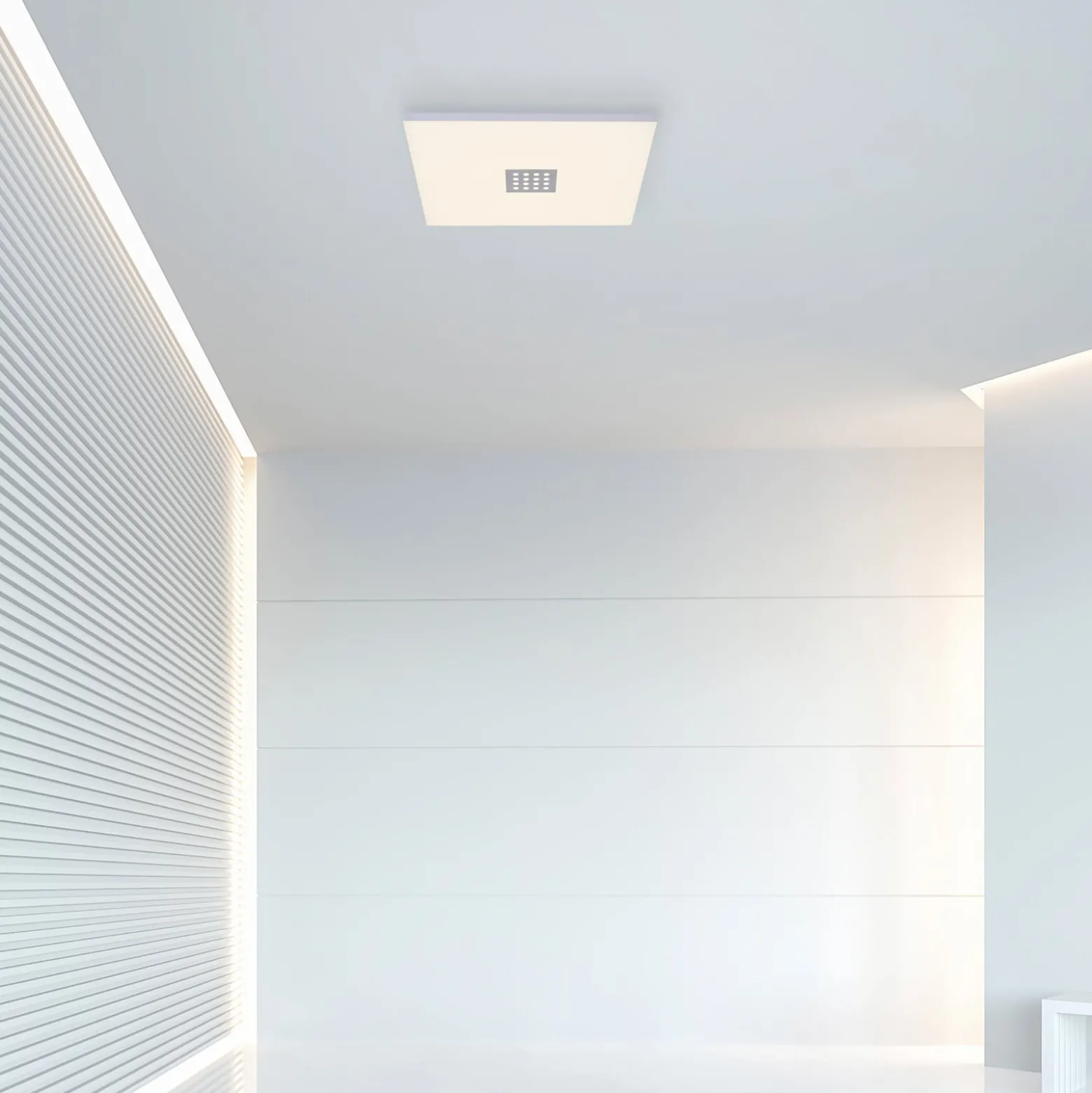 LED-Deckenleuchte PURE Neo, 45 cm, alu, CCT, Fernbedienung
