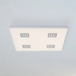 LED-Deckenleuchte PURE Neo, 62 cm, alu, CCT, Fernbedienung