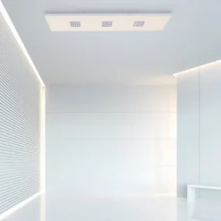LED-Deckenleuchte PURE Neo, 120 cm, alu, CCT, Fernbedienung