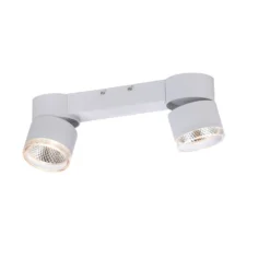 LED-Deckenleuchte PURE Nola, zweiflammig, weiß