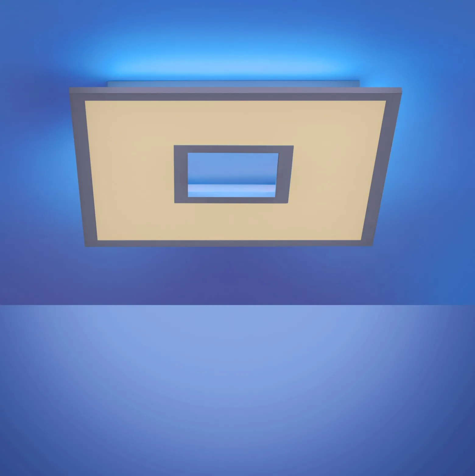 LED-Deckenleuchte Recess mit Fernbedienung RGBW