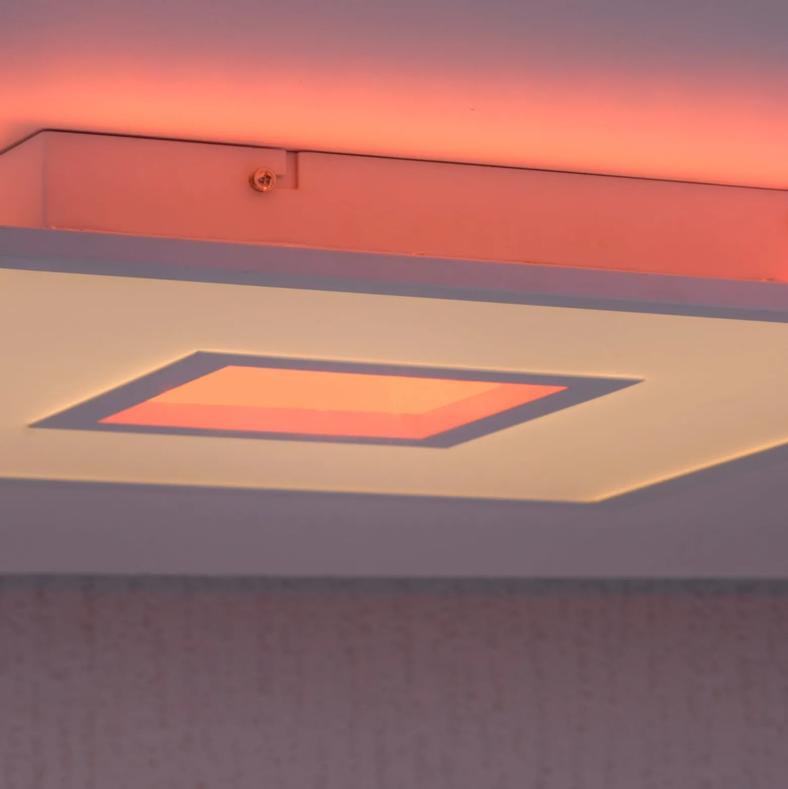 LED-Deckenleuchte Recess mit Fernbedienung RGBW
