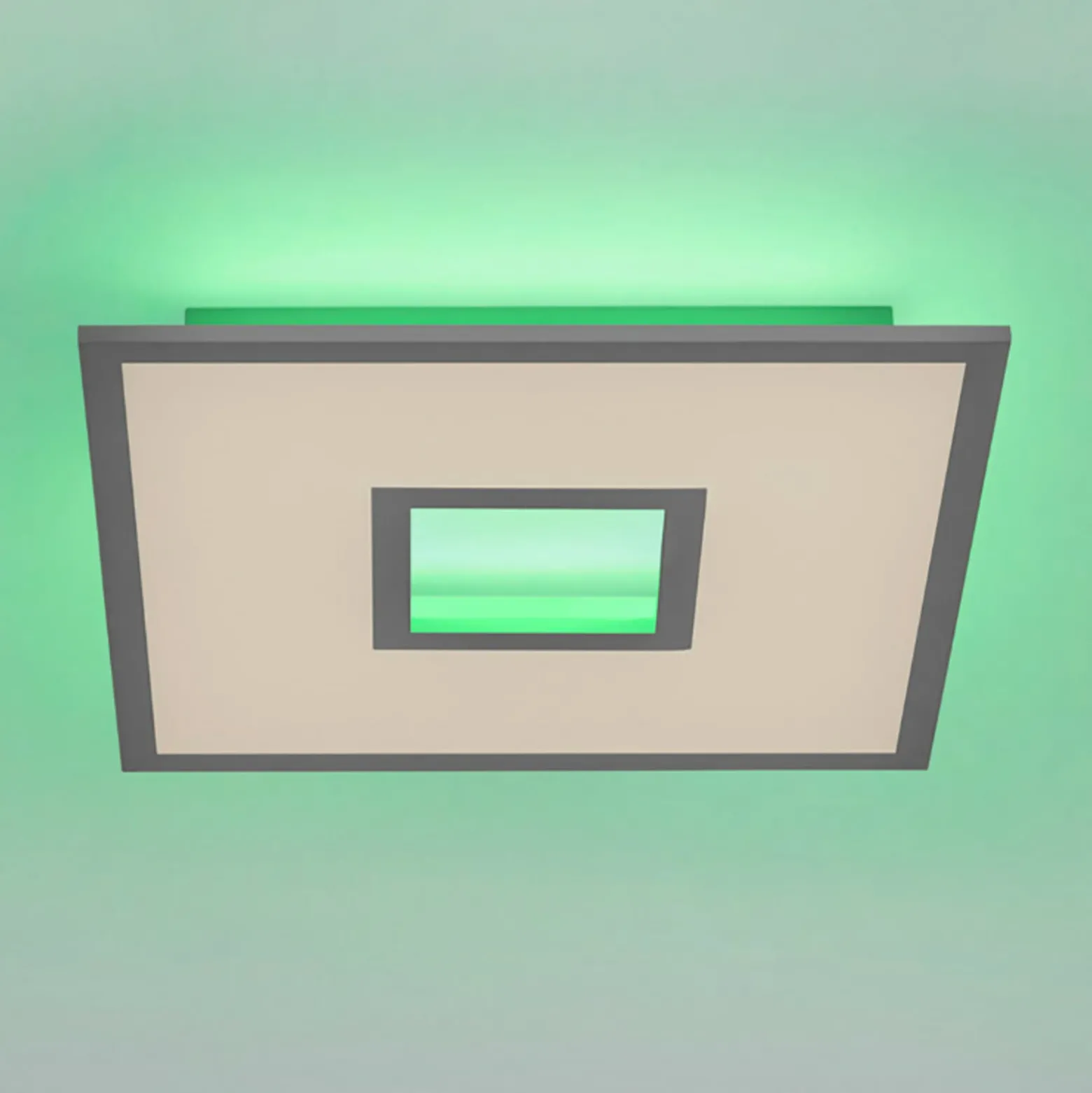 LED-Deckenleuchte Recess mit Fernbedienung RGBW
