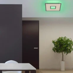 LED-Deckenleuchte Recess mit Fernbedienung RGBW