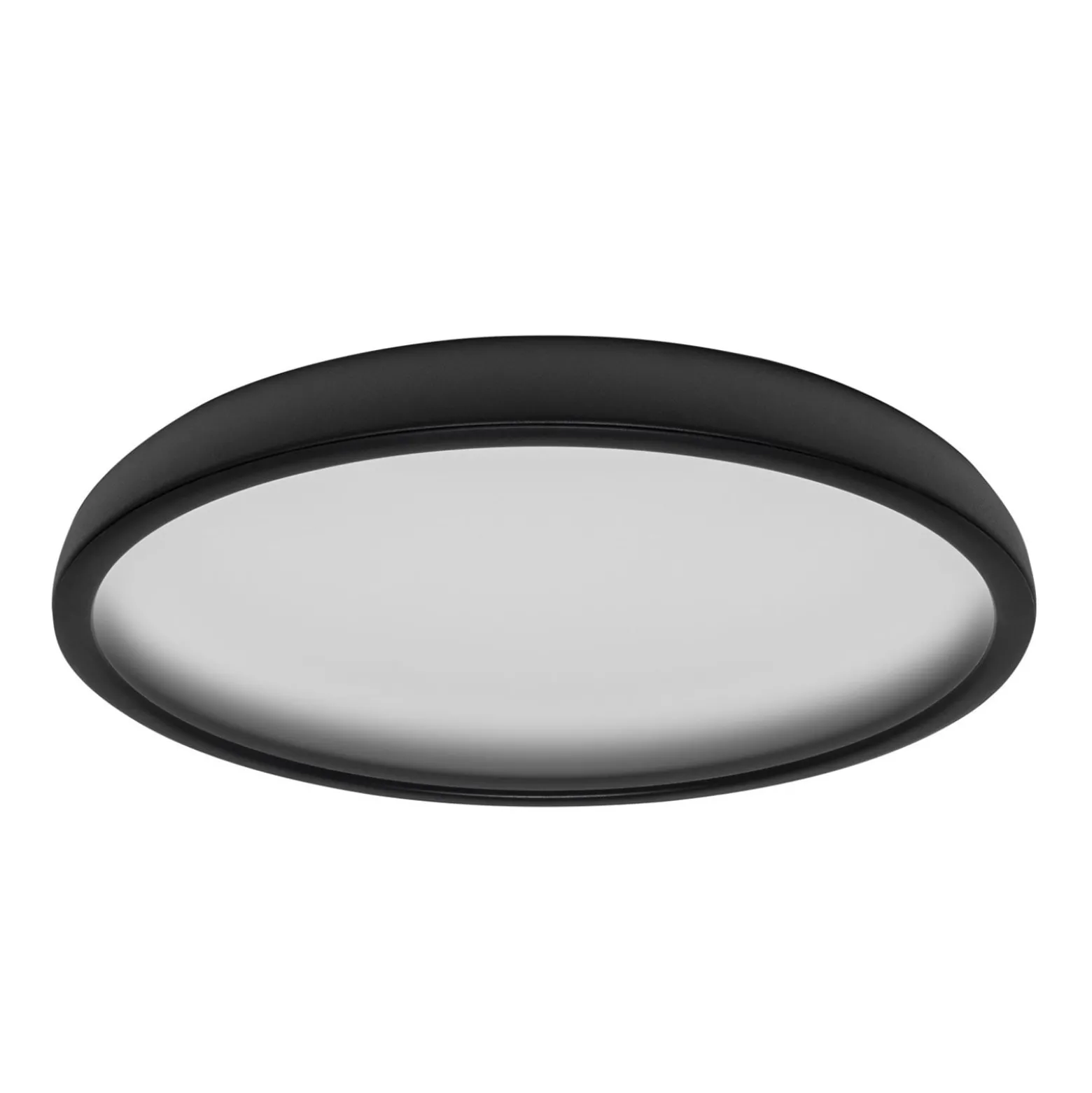 LED-Deckenleuchte Reflexio, Ø 46cm, schwarz