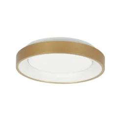 LED-Deckenleuchte Ringlede, gold, Höhe 6 cm, Ø 28 cm