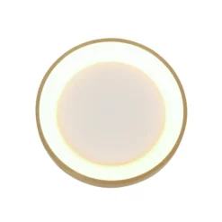 LED-Deckenleuchte Ringlede, gold, Höhe 6 cm, Ø 28 cm