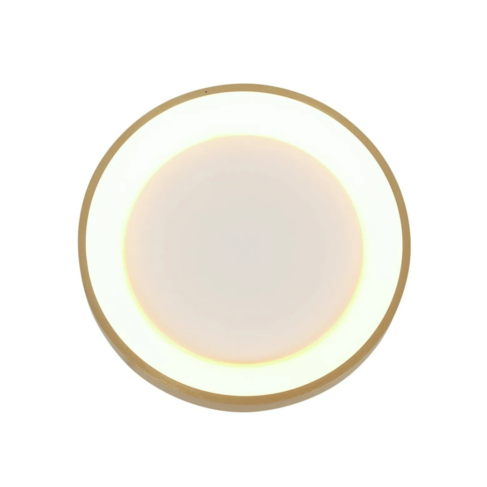 LED-Deckenleuchte Ringlede, gold, Höhe 6 cm, Ø 28 cm