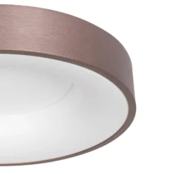 LED-Deckenleuchte Ringlede, 2.700 K, Ø 38 cm, bronze, Metall